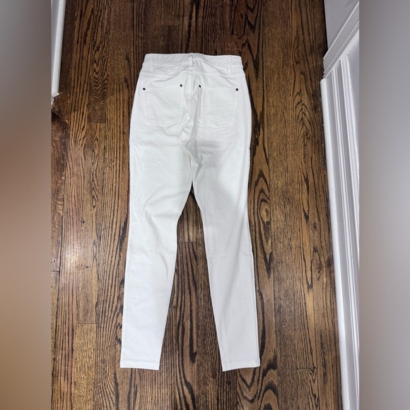 NWOT HUE White Original Denim Jeans Stretch Leggings - Picture 5 of 5